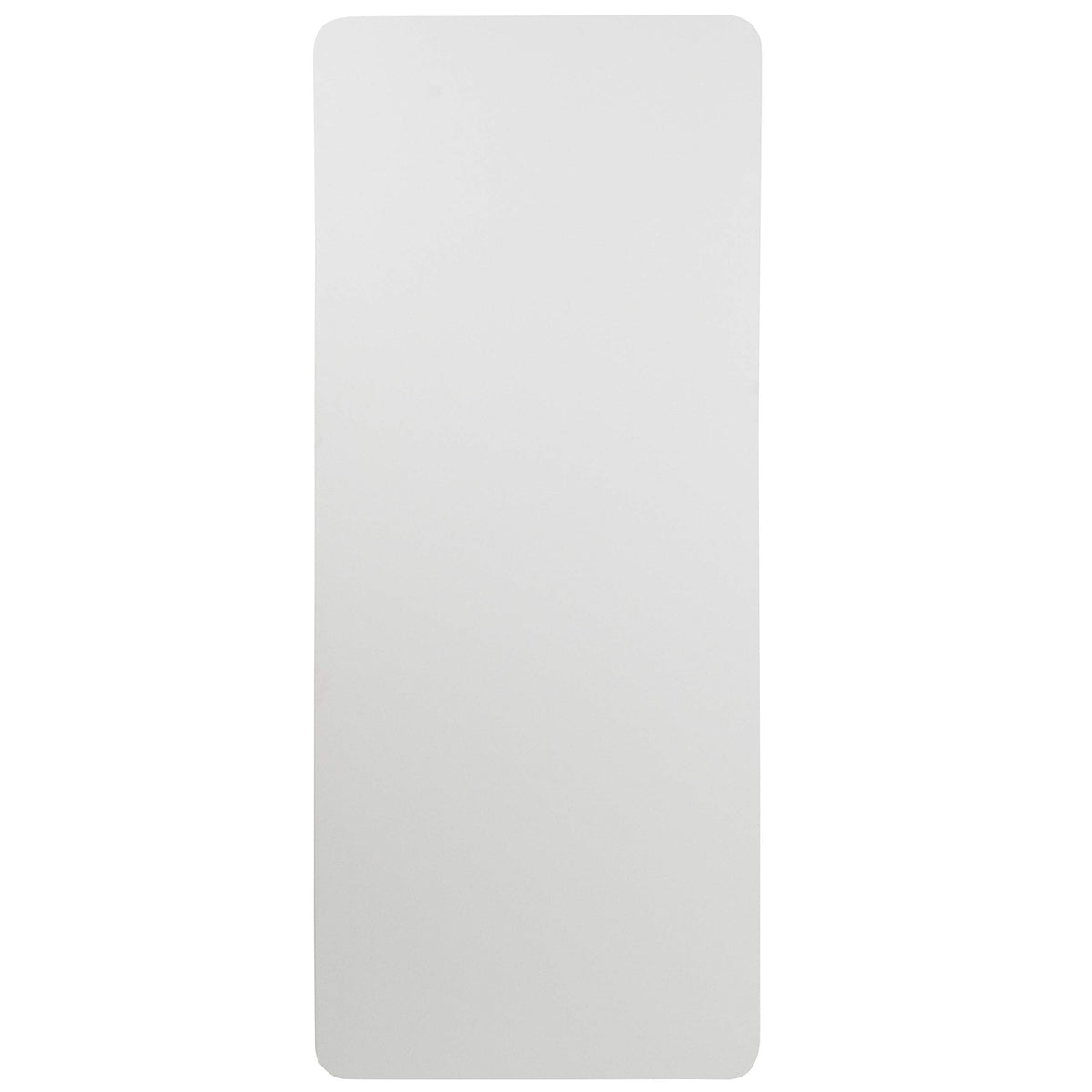 6-Foot Granite White Plastic Folding Table D4190