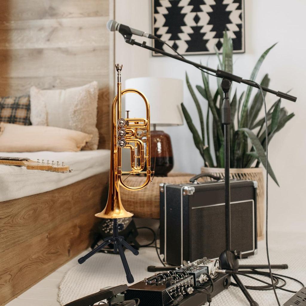 Portable Folding Trumpet Stand with Tripod Base G632