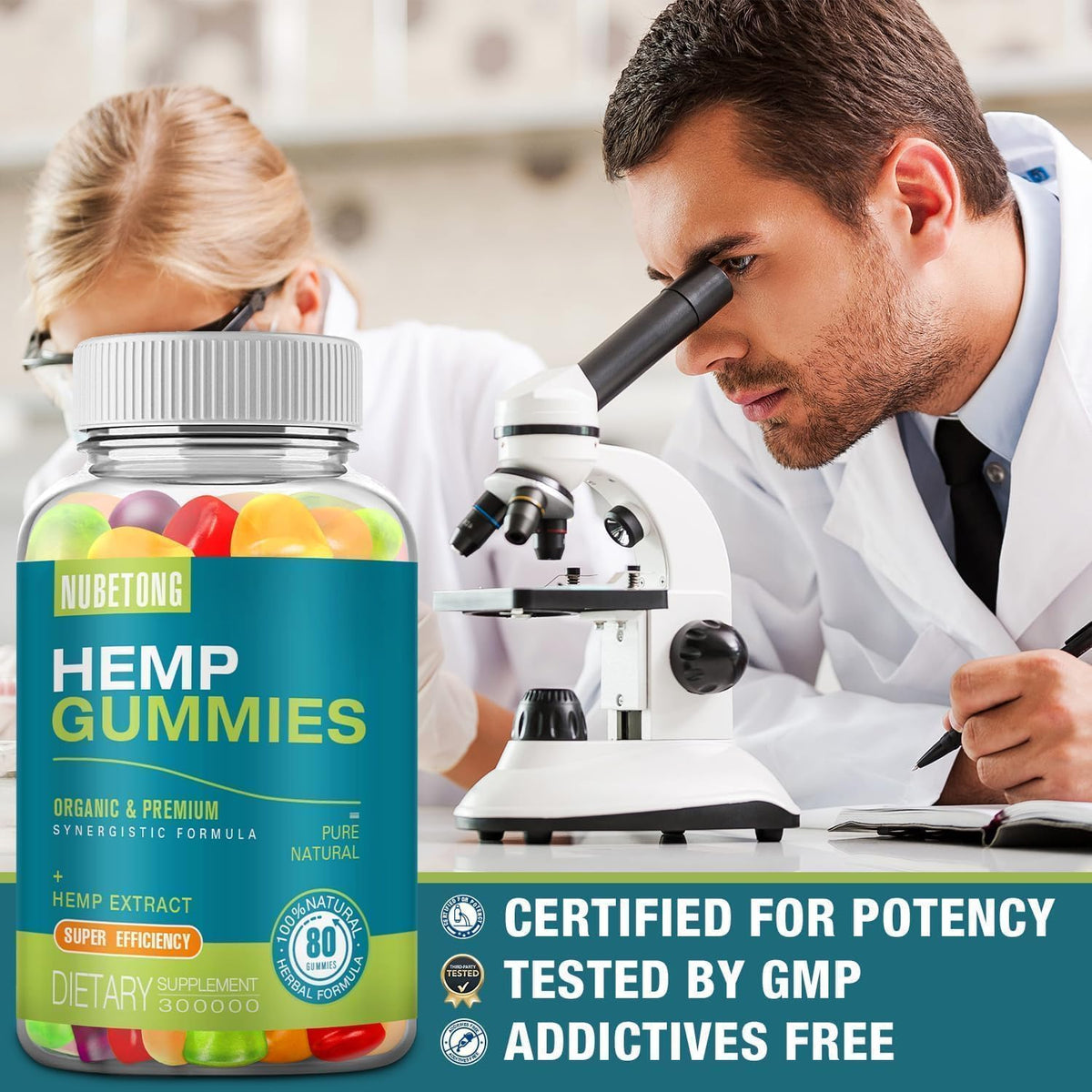 Organic High Potency Hemp Gummies G77245