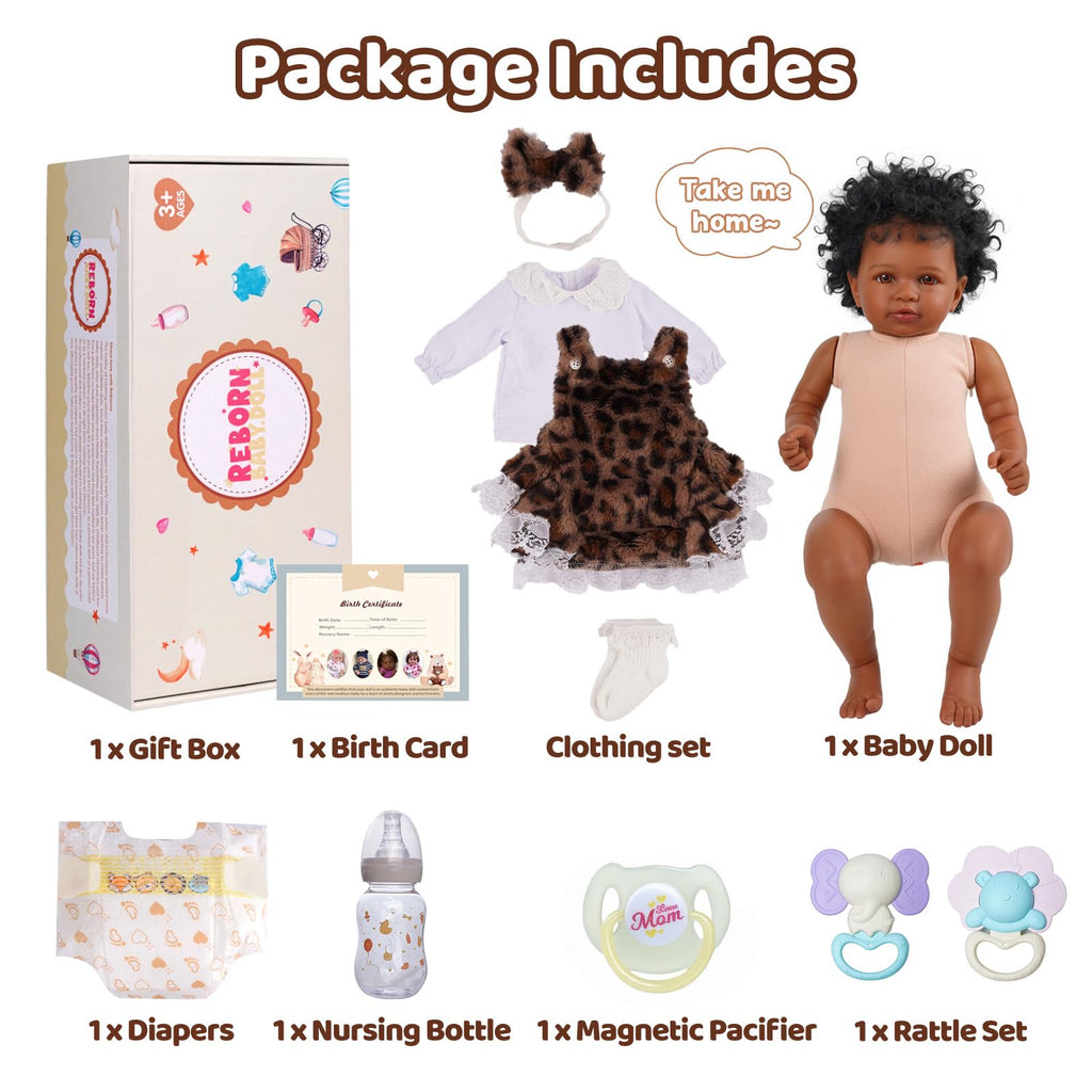 20 Inch Lifelike Baby Dolls with Accessories I4645