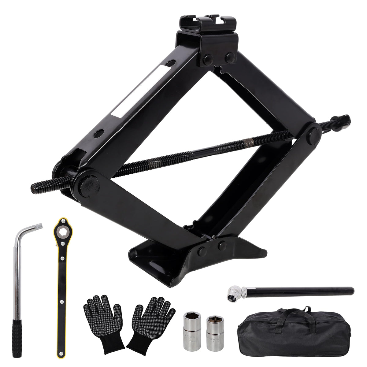 3 Ton Scissor Car Jack Kit with Wrench C25961