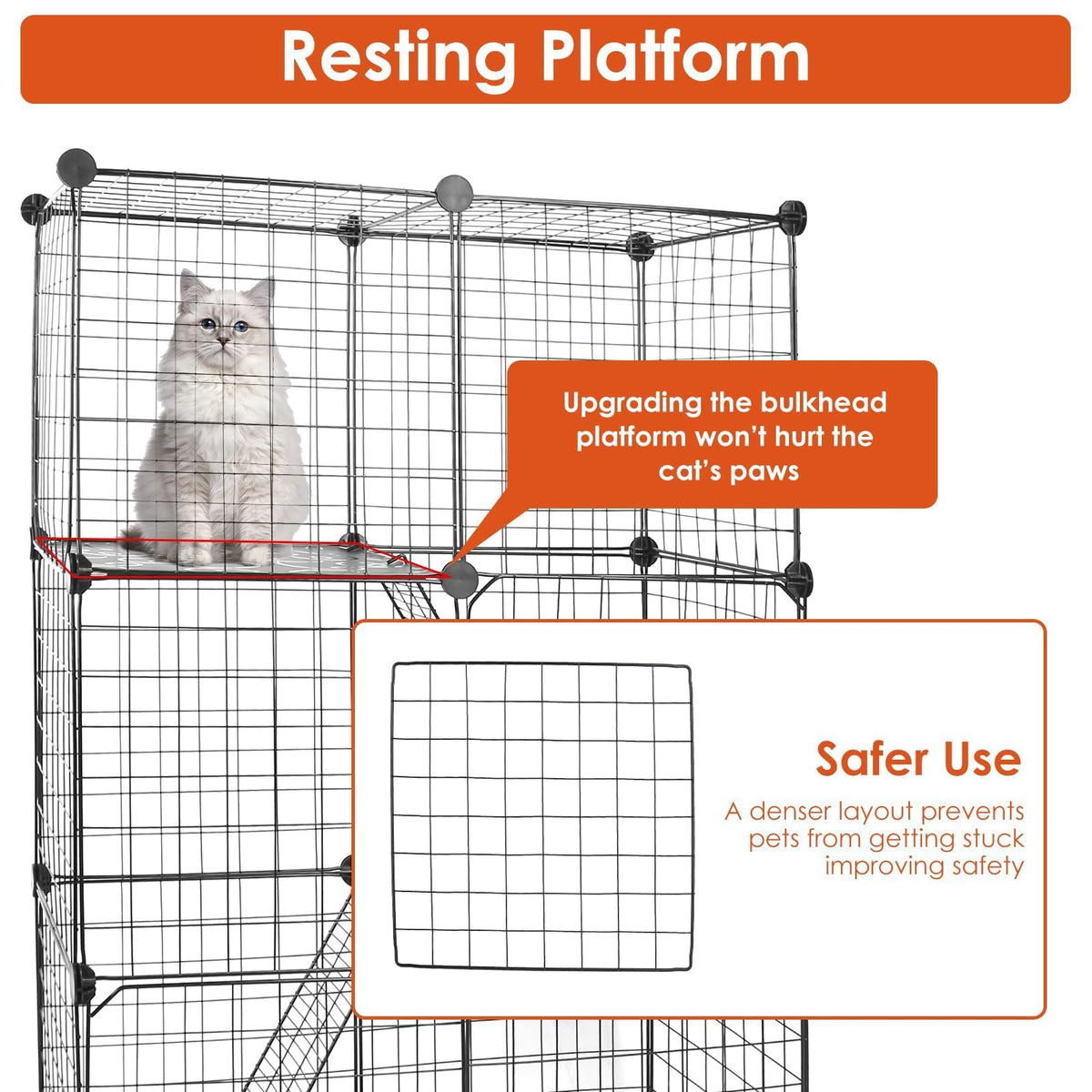 3-Tier Cat Cage E59486