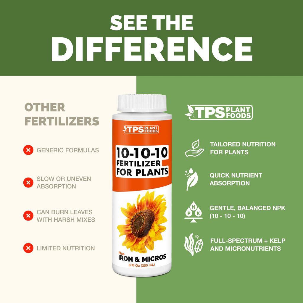 Balanced Liquid 10-10-10 Fertilizer 8 oz S41788