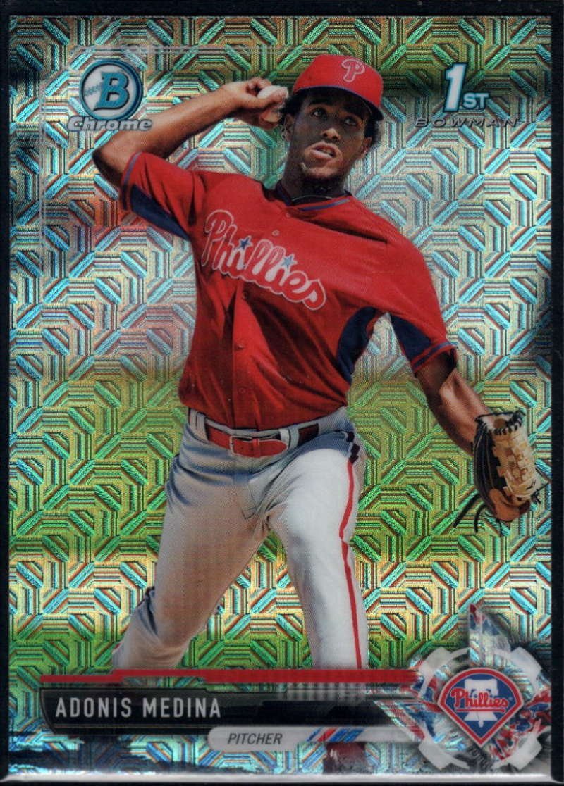 Baseball MLB 2017 Bowman Chrome Mega Box #BCP104 Adonis Medina #BCP104 NM Near Mint Phillies L611663