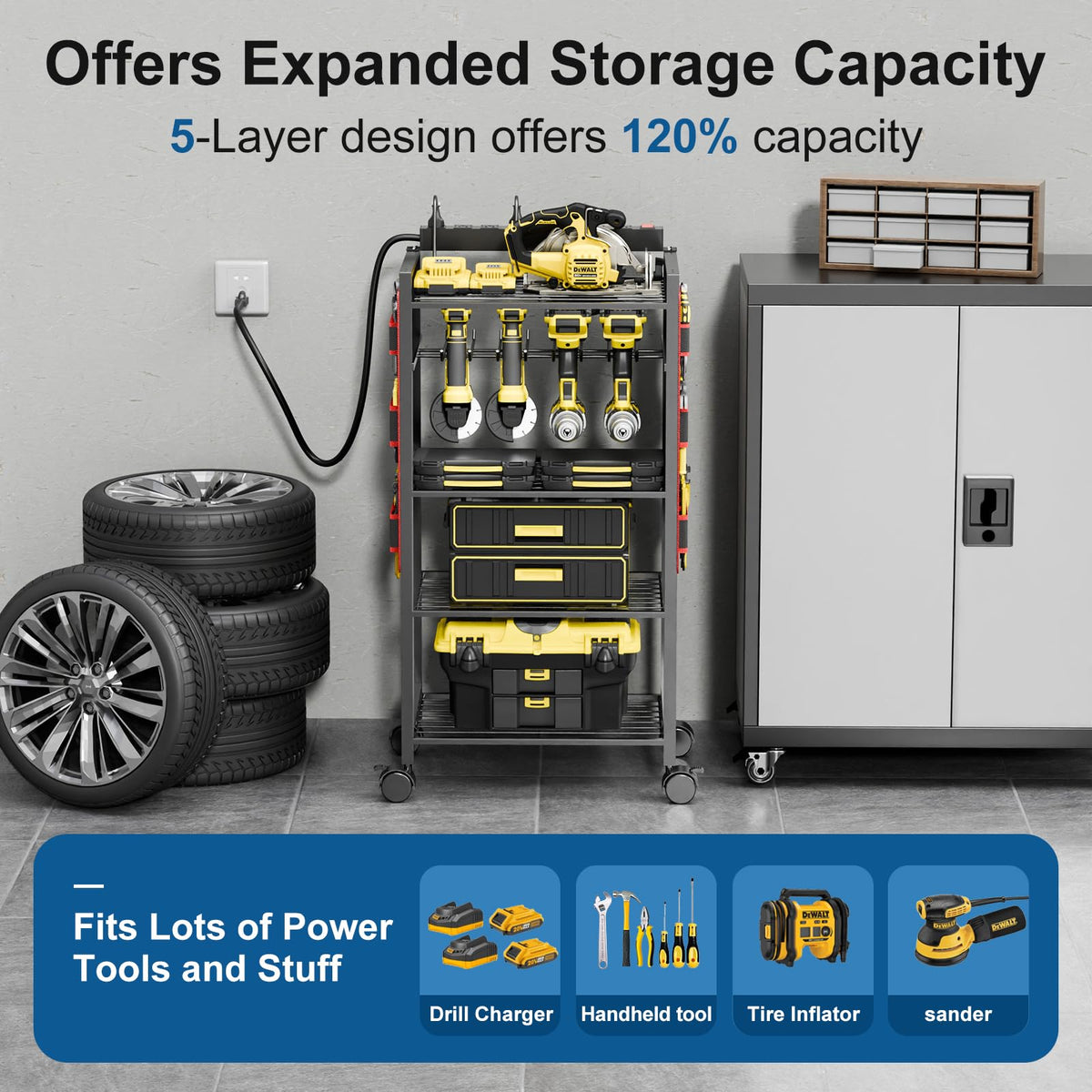 Rolling Tool Organizer Cart X3996
