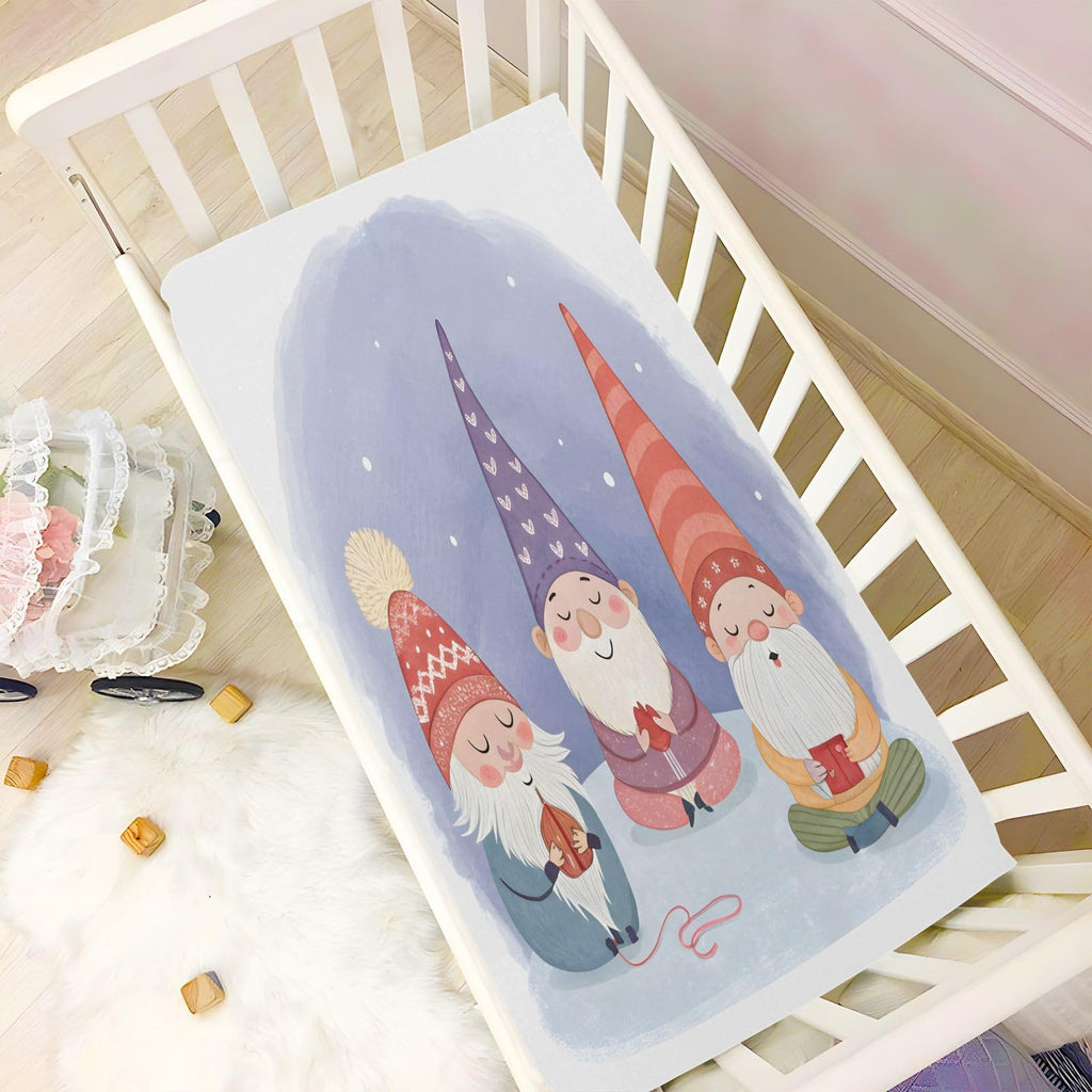 Watercolor Crib Sheet 52" x 28" X811
