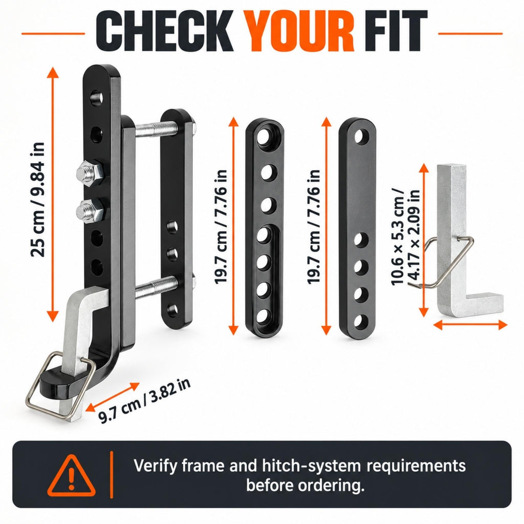 Trailer Sway Control Brackets, 2-Pack Y62792