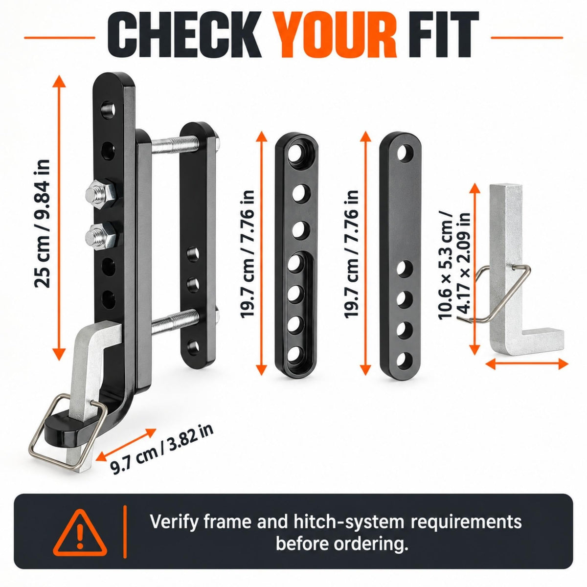 Trailer Sway Control Brackets, 2-Pack Y62792