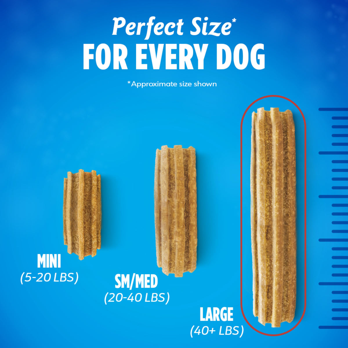 Daily Dental Chews for Large Dogs, 18 ct K47568
