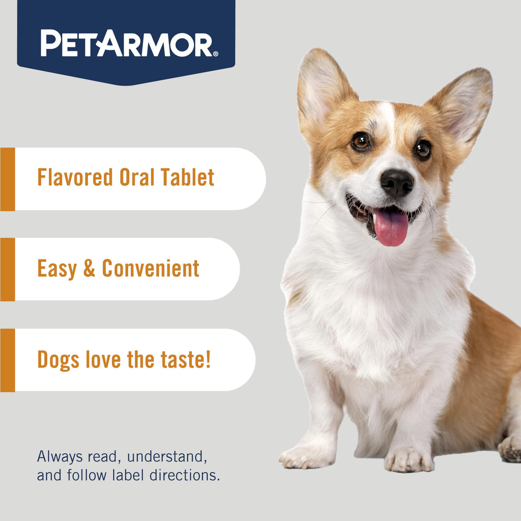 Dog Dewormer Small 6-25 lbs 2-Count Chewable F27429