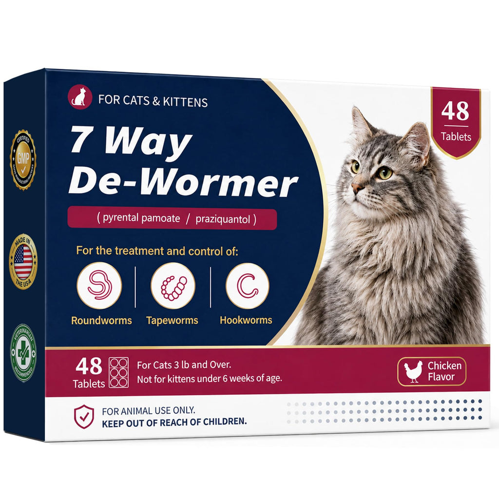 Broad Spectrum Cat & Kitten Dewormer, Chicken Flavor T584
