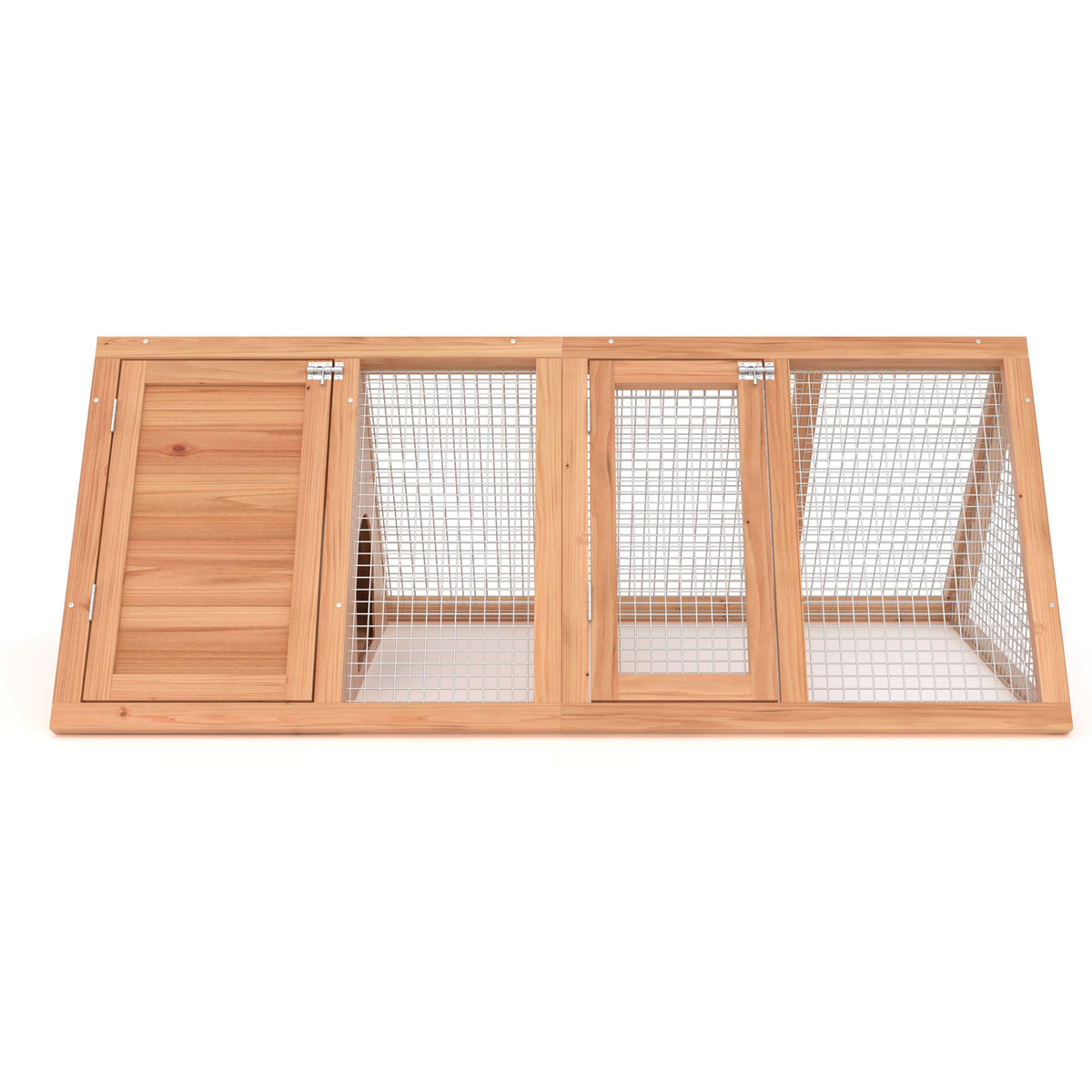 A-Frame Rabbit Hutch with Run Cage U8908