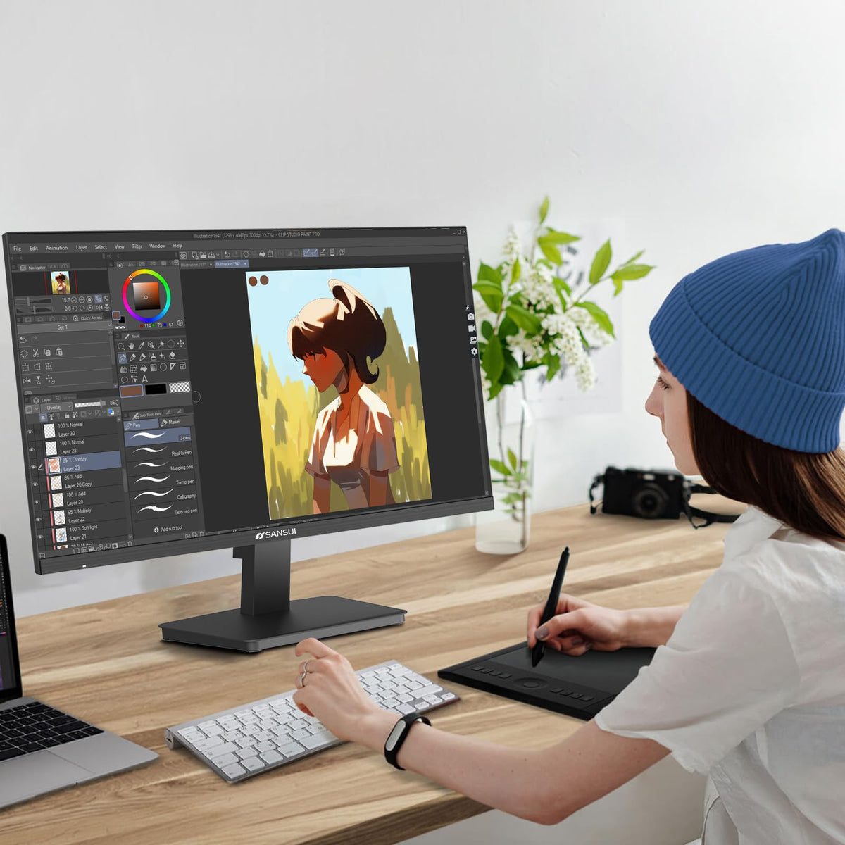 24 Inch 100Hz FHD Computer Monitor N618