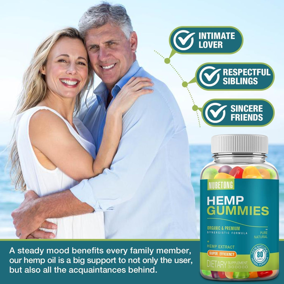 Organic High Potency Hemp Gummies G77245