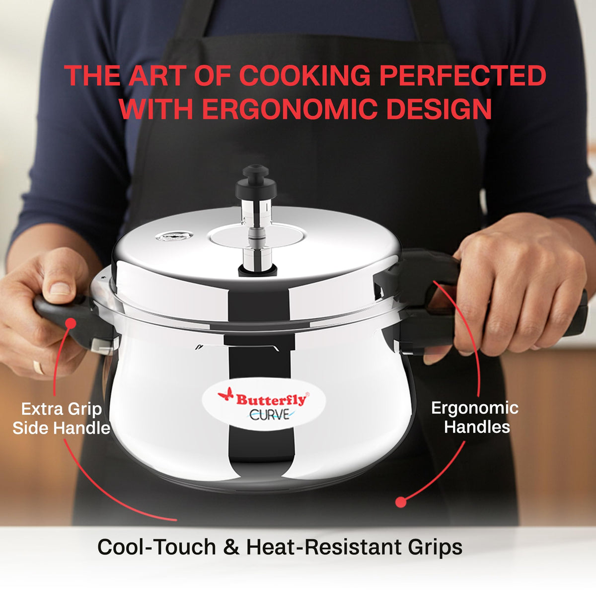 Stainless Steel 3-Liter Pressure Cooker H361934