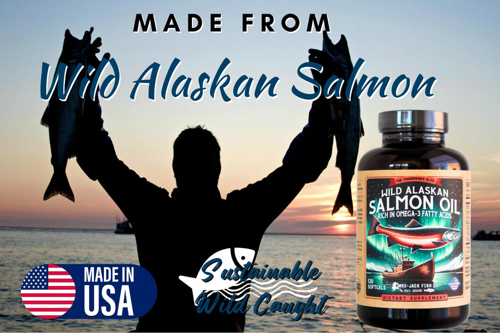 Salmon Fish Oil Omega 3 Supplement 120 Softgels 1000mg Q802