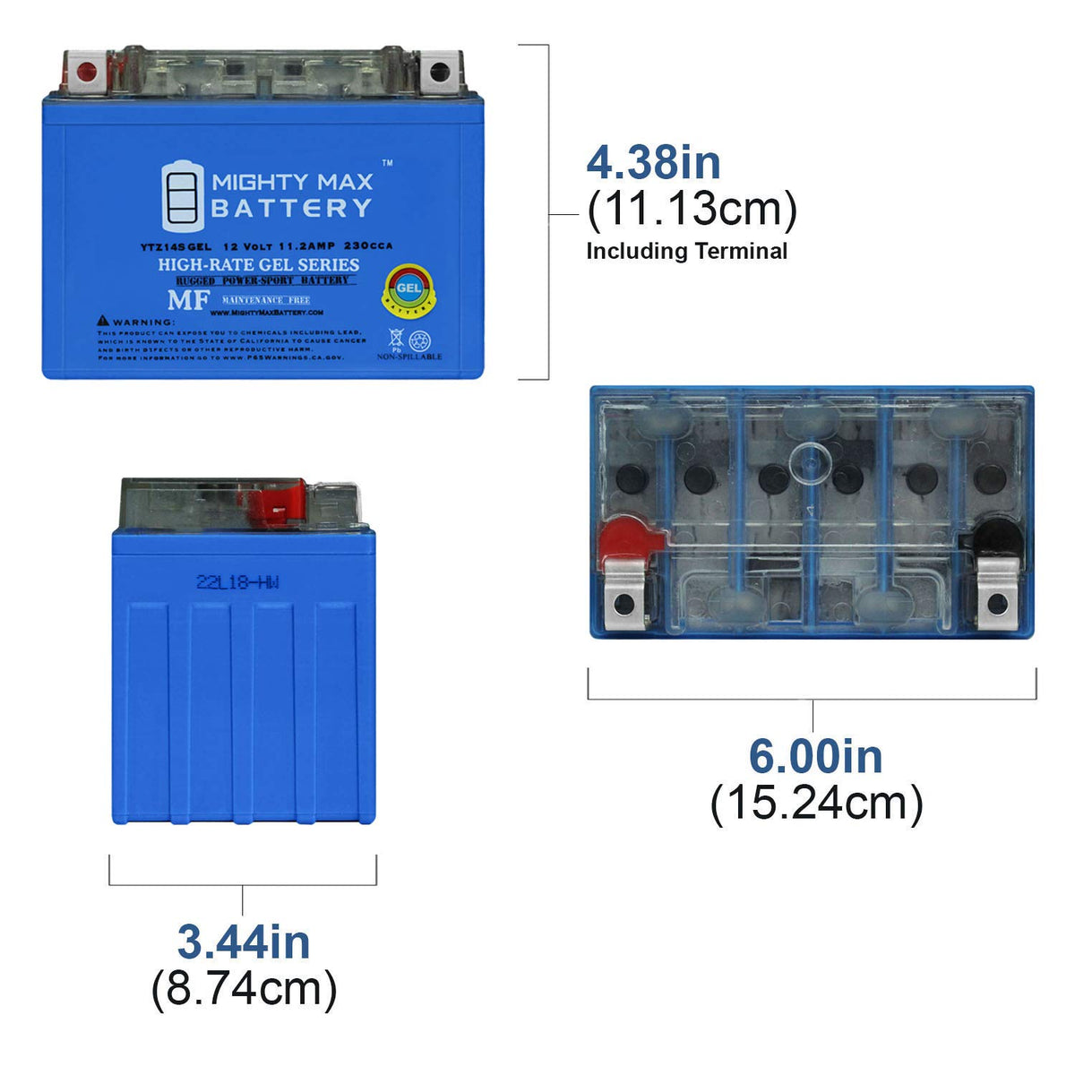 12V 11.2Ah GEL Battery P47823