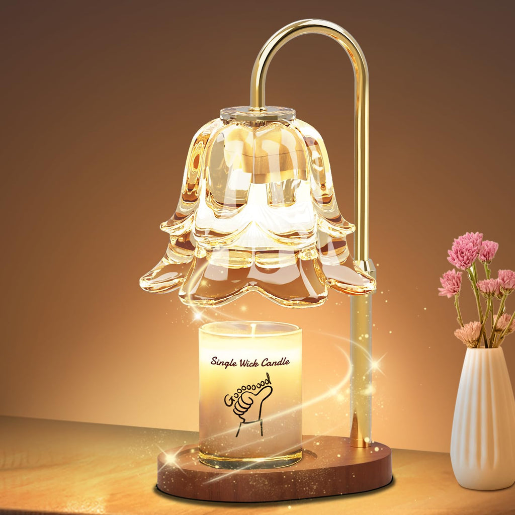 Dimmable Height Adjustable Candle Warmer Lamp with Timer O9689