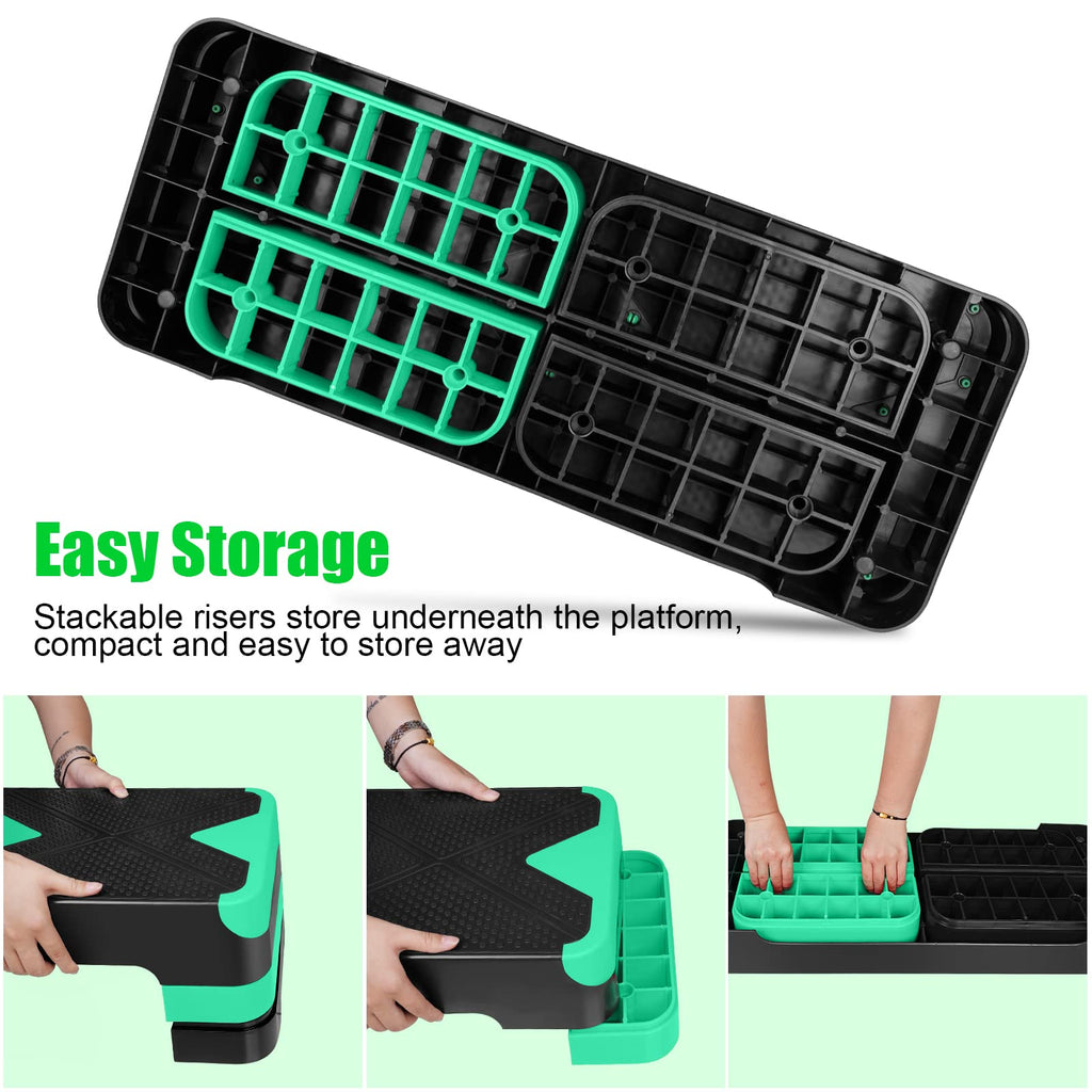 Adjustable Aerobic Stepper Step Platform I600
