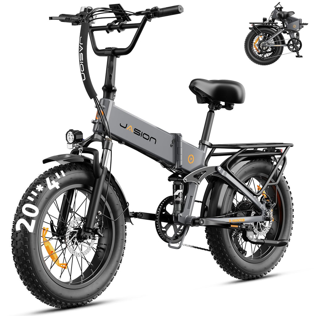 1400W 30MPH 48V 13AH Fat Tire Foldable Electric Bike S3362