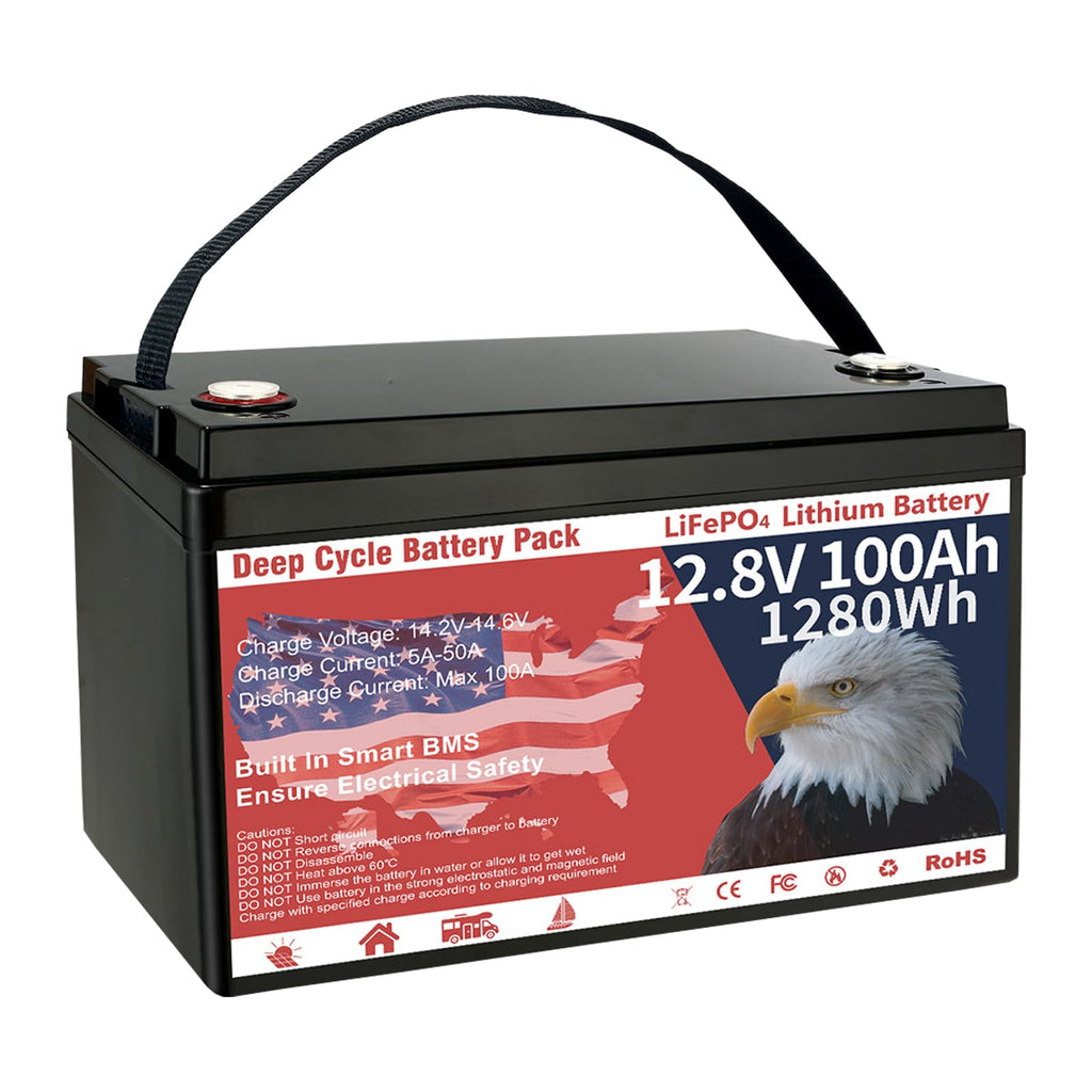 12V 100Ah LiFePO4 Deep Cycle Battery A39367