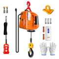 3-in-1 Electric Hoist Winch 1540 lbs 120V with Remote A548