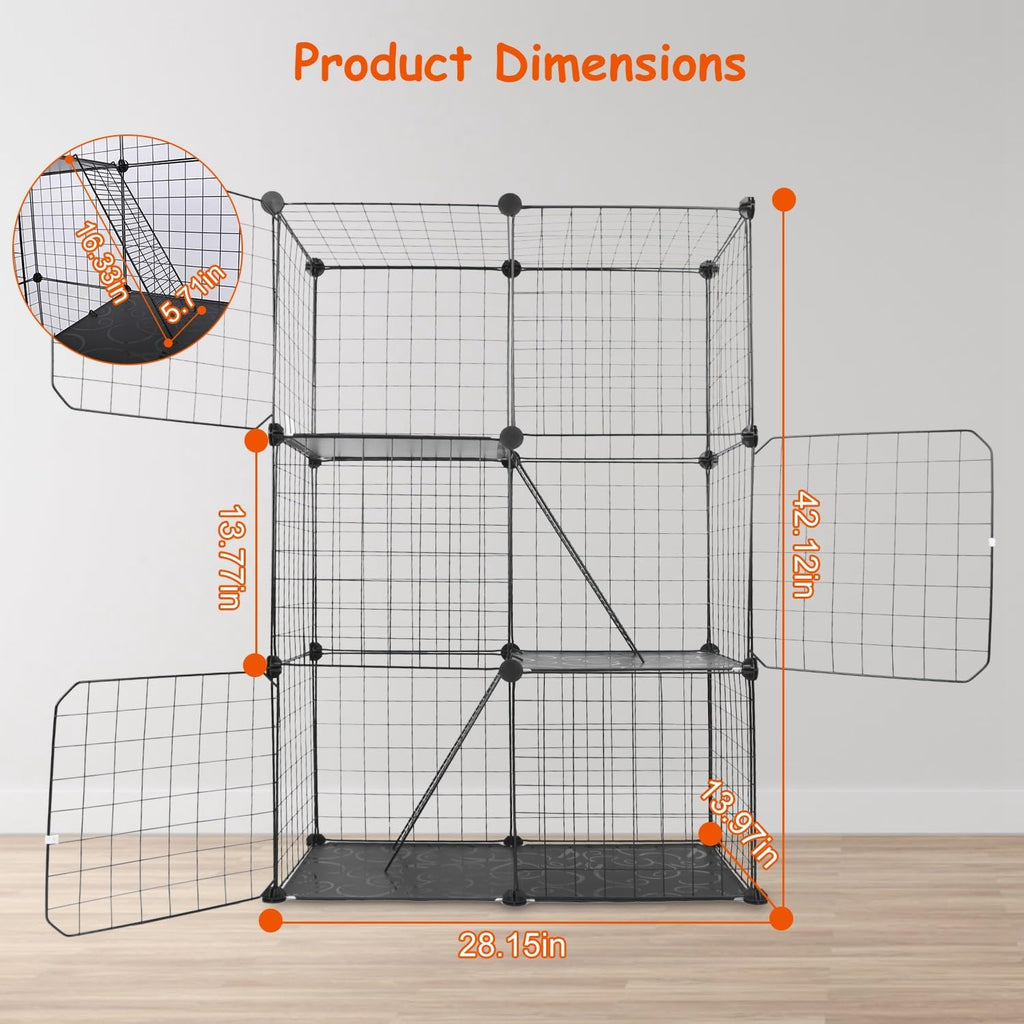 3-Tier Cat Cage E59486