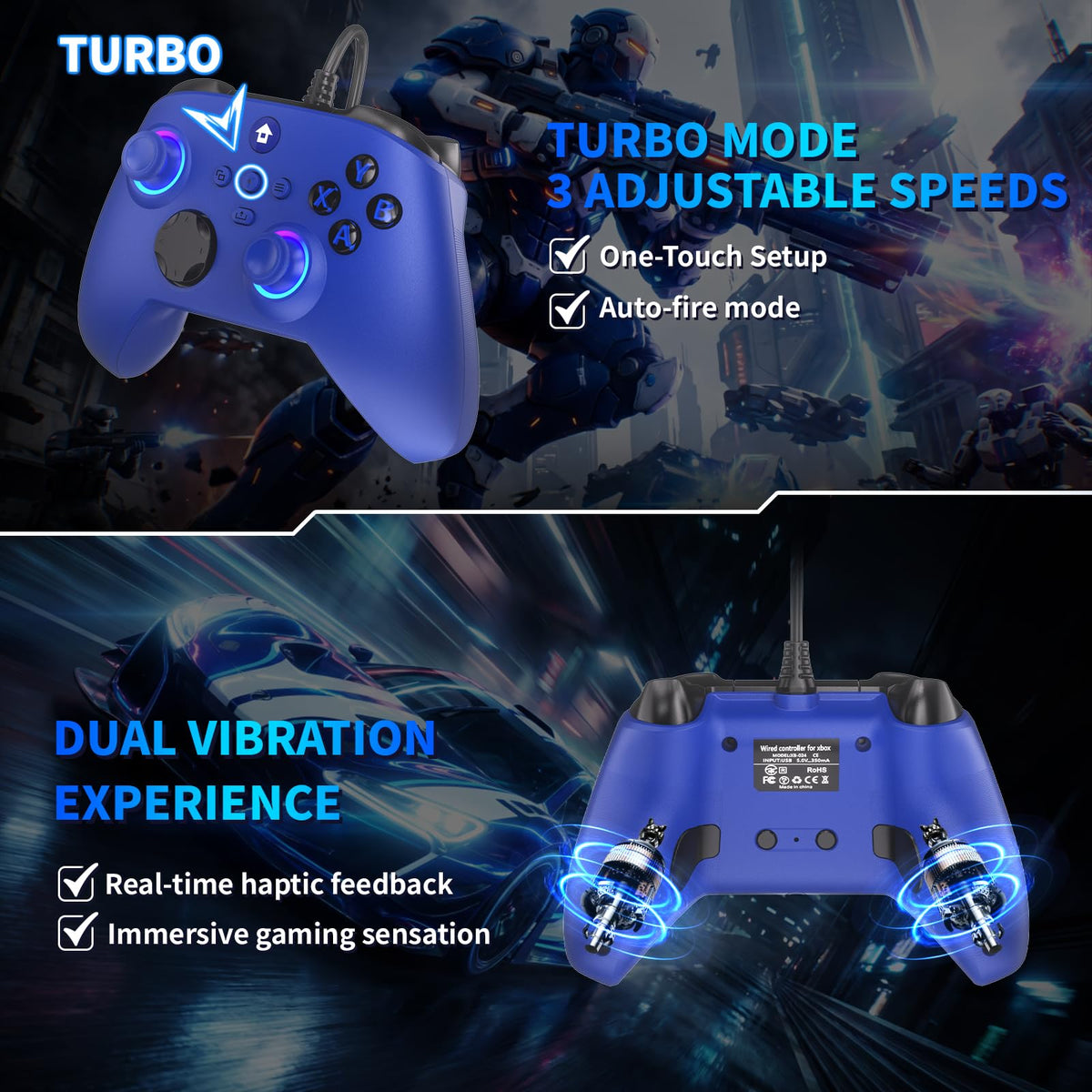 Wired Controller for Xbox One, Xbox Series X/S, Steam, PC B633768