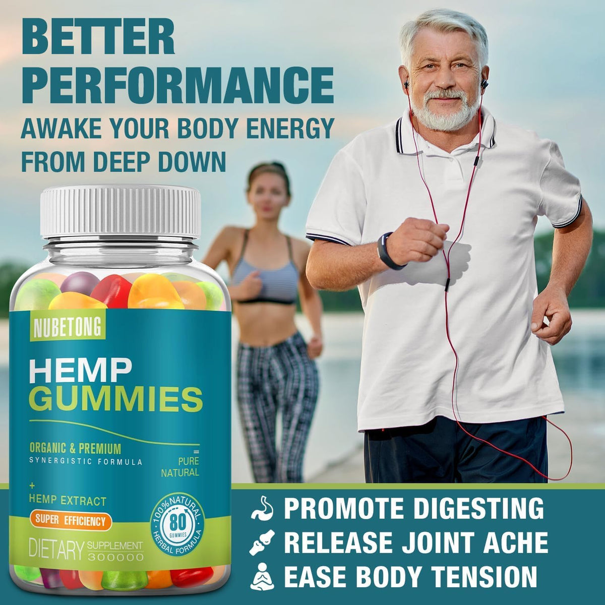 Organic High Potency Hemp Gummies G77245