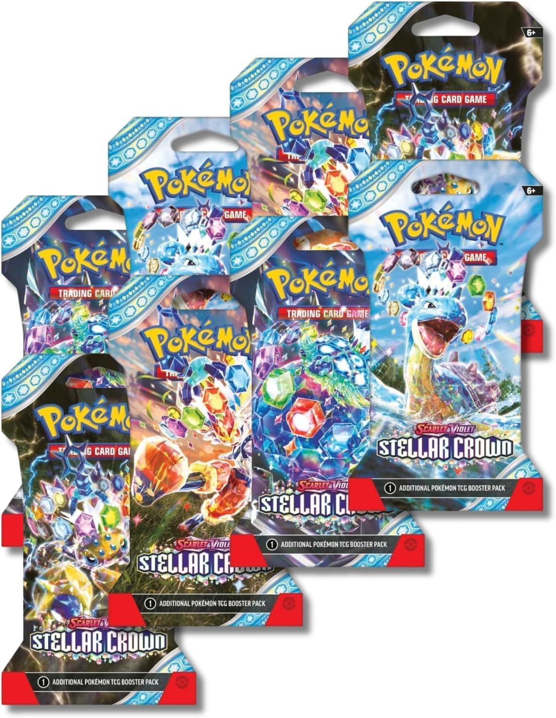 Pokemon TCG 8 Boosters Packs (80 Cards) K44082