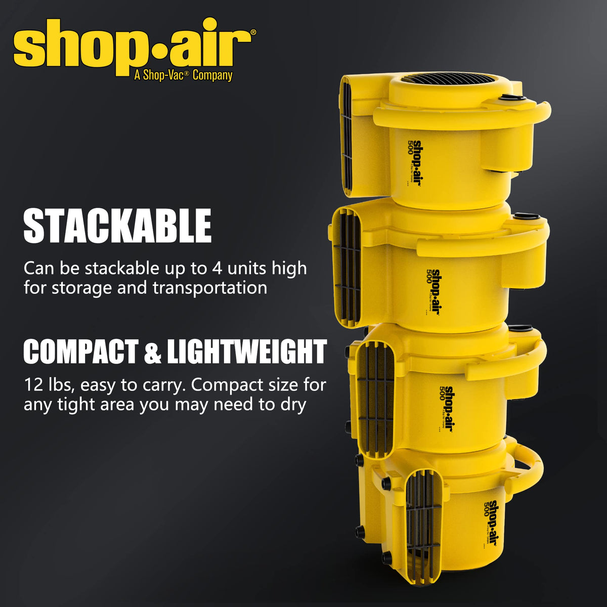 500 Max CFM Air Mover with Onboard Outlets Z21588