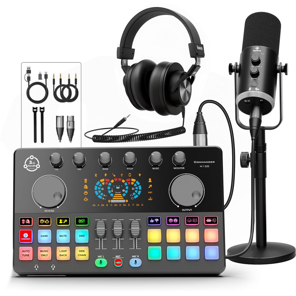 XLR/USB Dynamic Mic with Audio Interface G53864