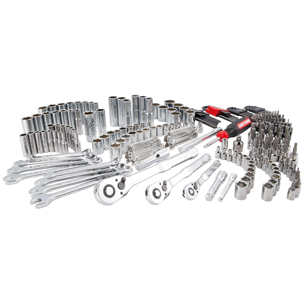 230 Pcs Mechanics Tool Set Socket Wrench Set with Toolbox L6147