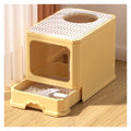 Foldable Covered Cat Litter Box with Scoop N59290