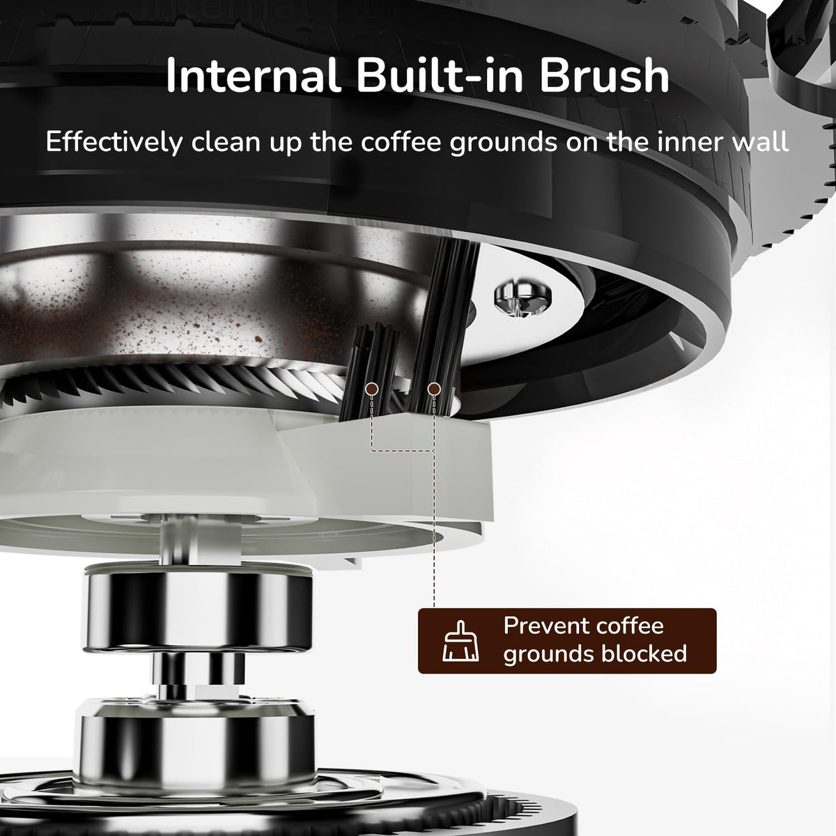 Electric Burr Coffee Grinder, 48 Grind Settings C79461