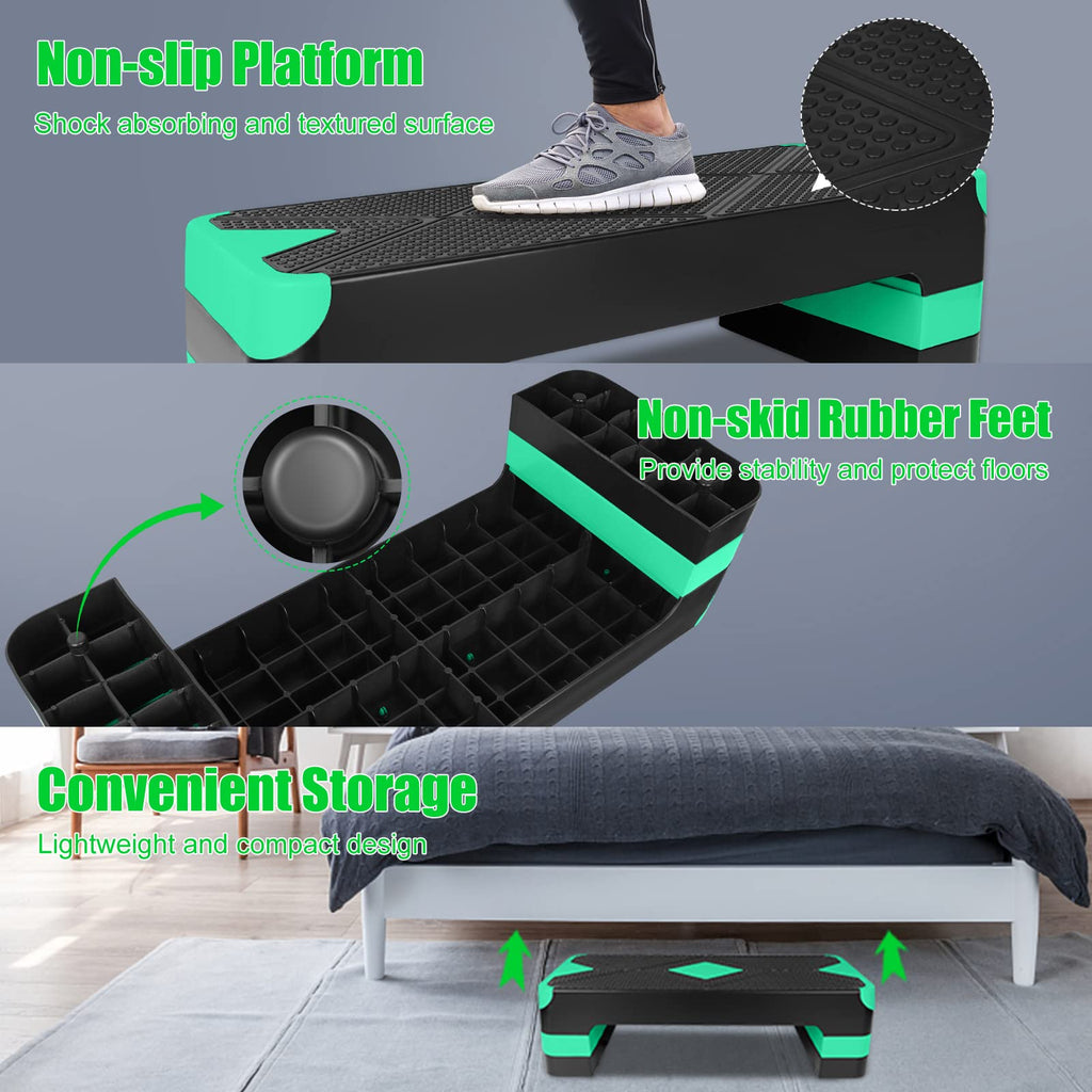 Adjustable Aerobic Stepper Step Platform I600