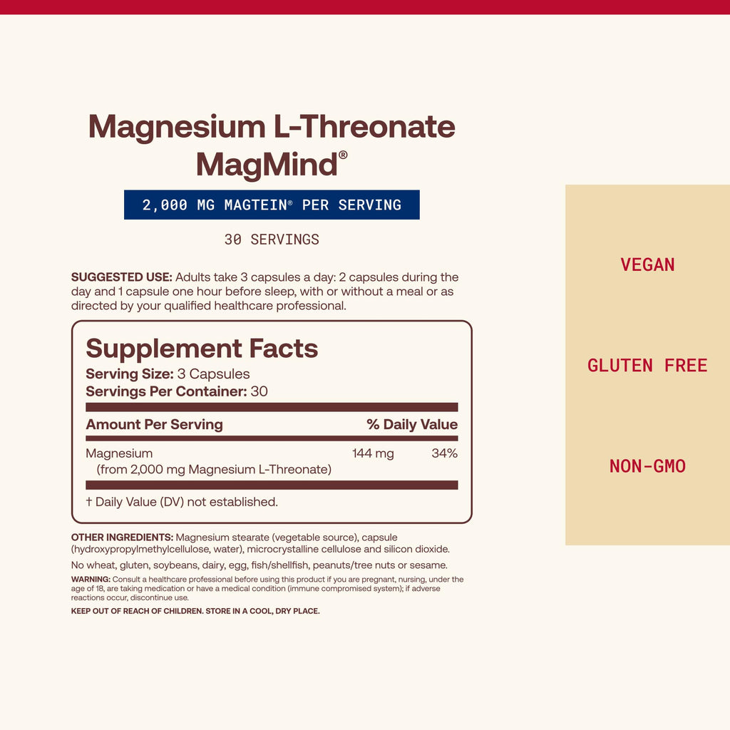 Magnesium L-Threonate 90 Capsules S269