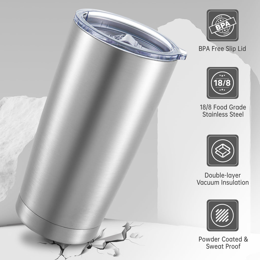 20 oz Stainless Steel Insulated Tumbler with Lid R275