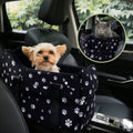 Center Console Dog Car Seat for Small Dogs Under 15 lbs Black E8186