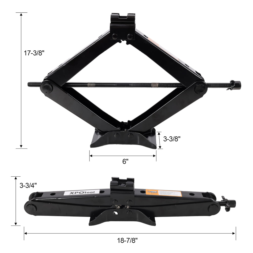 3 Ton Scissor Car Jack Kit with Wrench C25961