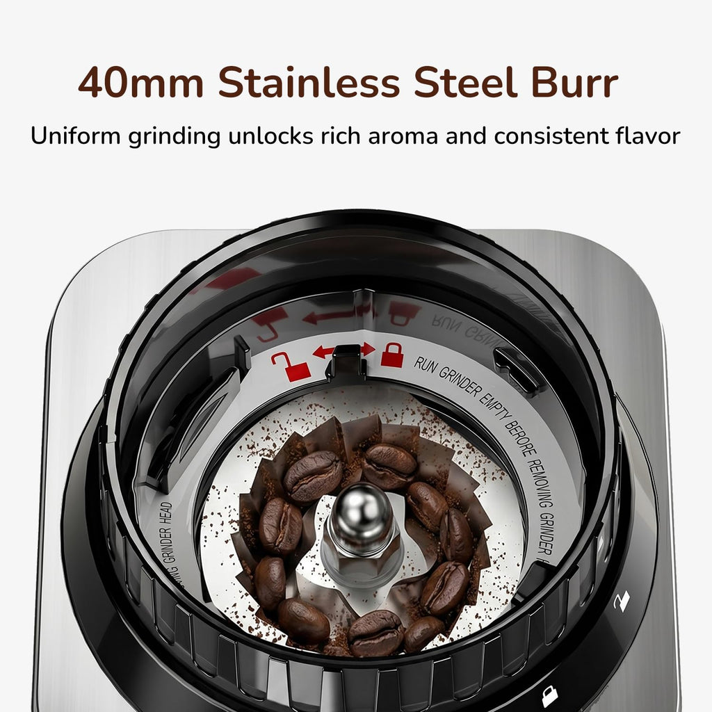Electric Burr Coffee Grinder, 48 Grind Settings C79461