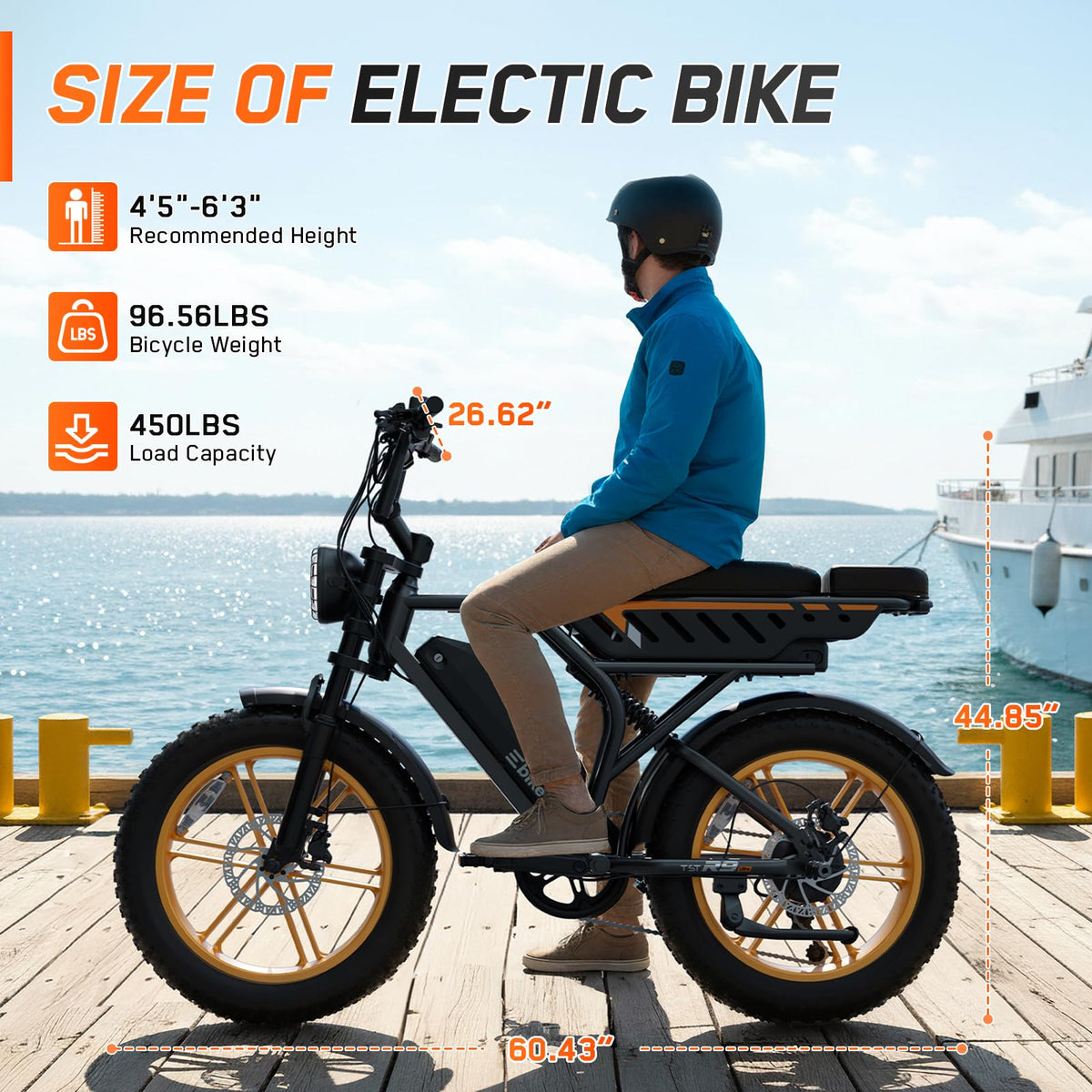 Electric Bike 48V Removable Battery O470587