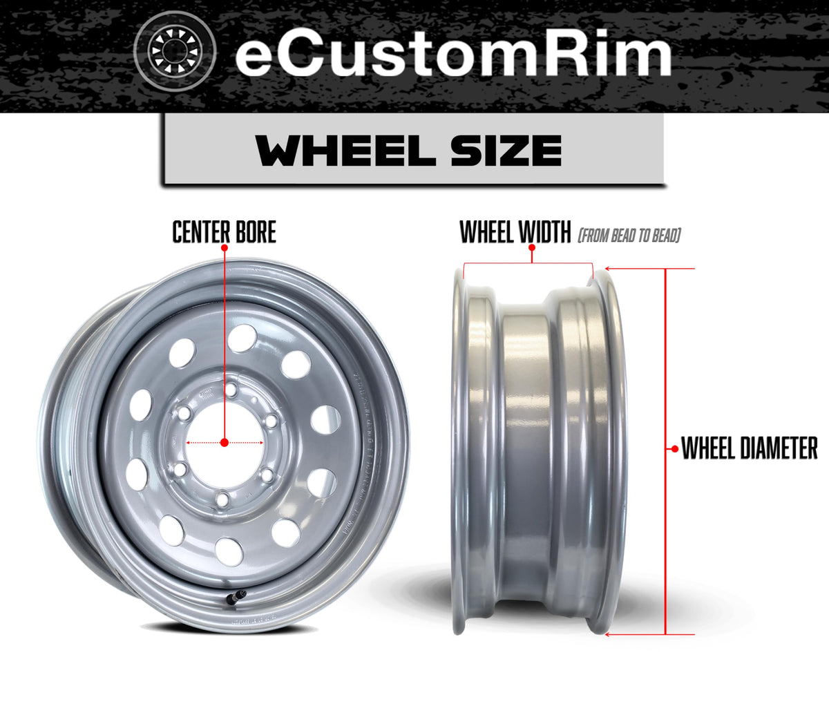 Trailer Tire Rim Assembly 5.30-12 Load C 4 Lug White L1871