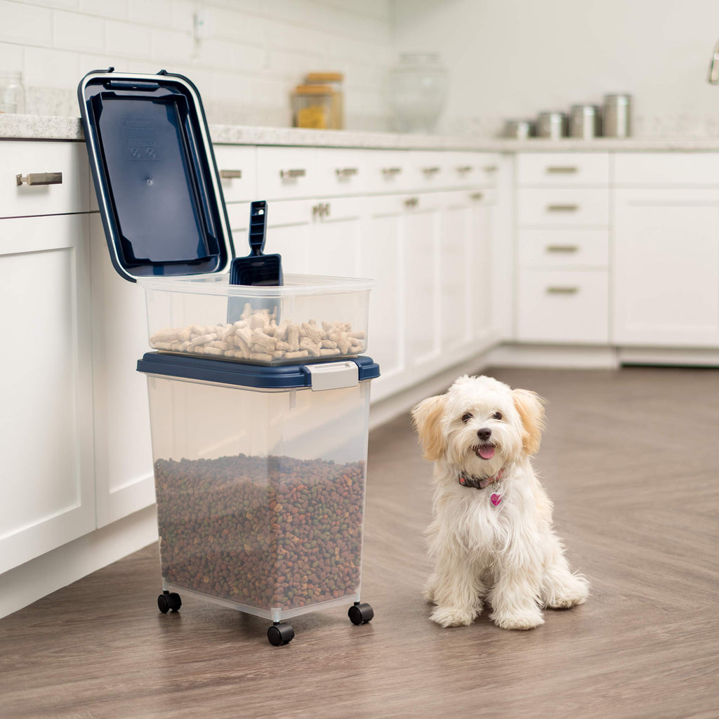 33qt + 12qt Airtight Pet Food Storage Container Combo with Scoop D669551