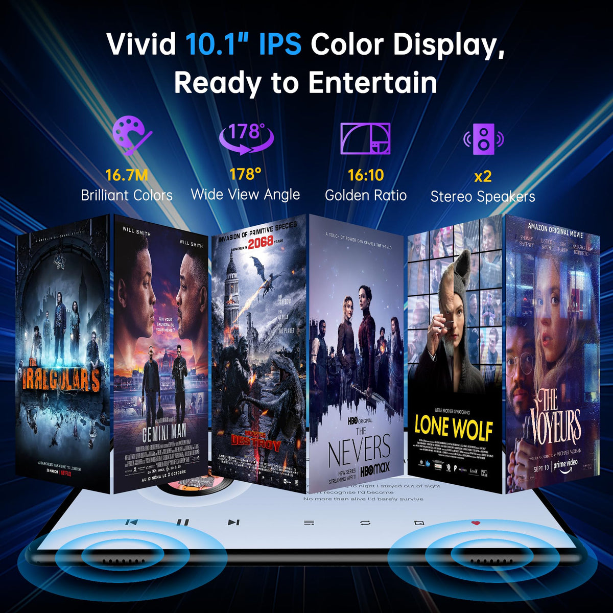 Android 14 Tablet with Sim Card Slot 10GB+32GB 10 inch Tablet C6803