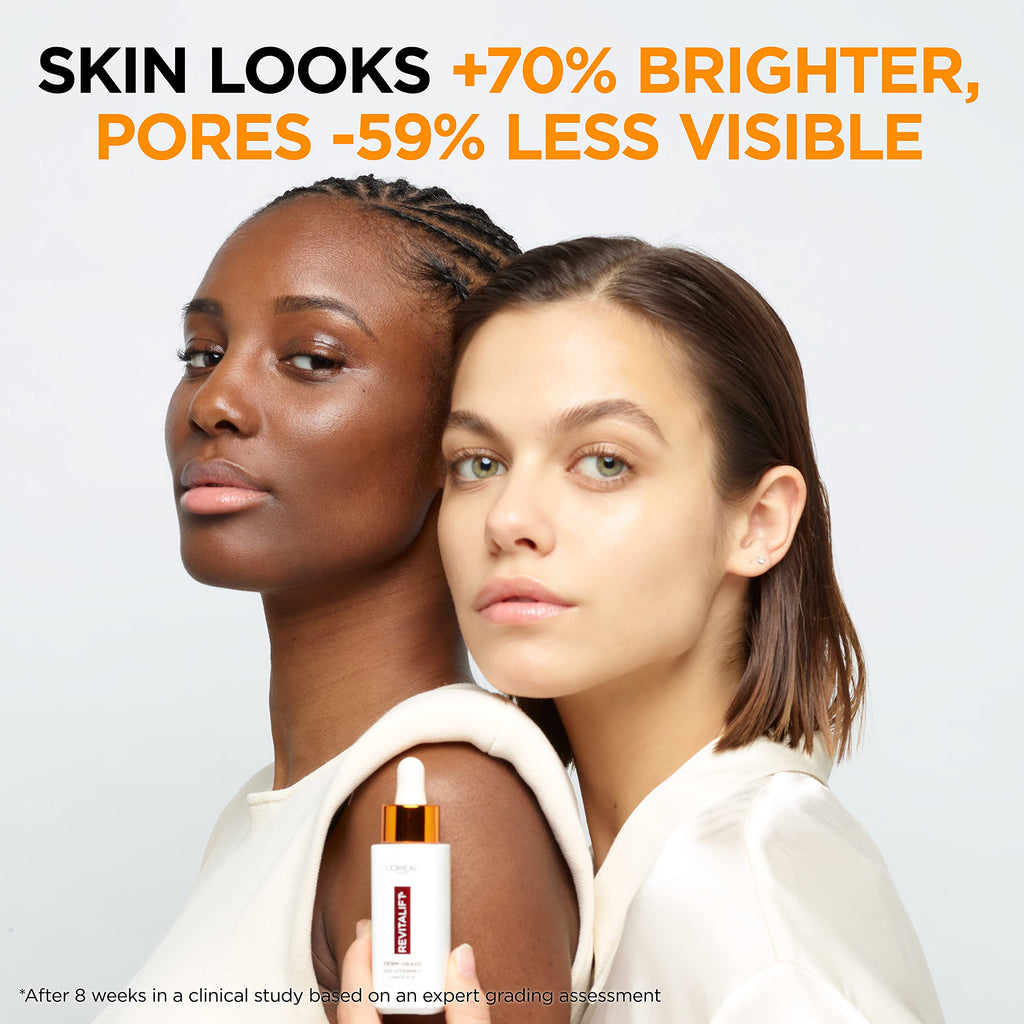 Vitamin C Brightening Face Serum with Vitamin E, Salicylic Acid, 1 oz V276