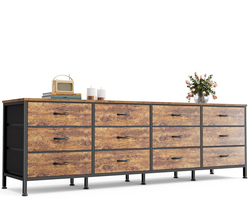 70 Inch 12 Fabric Drawer Dresser A675945