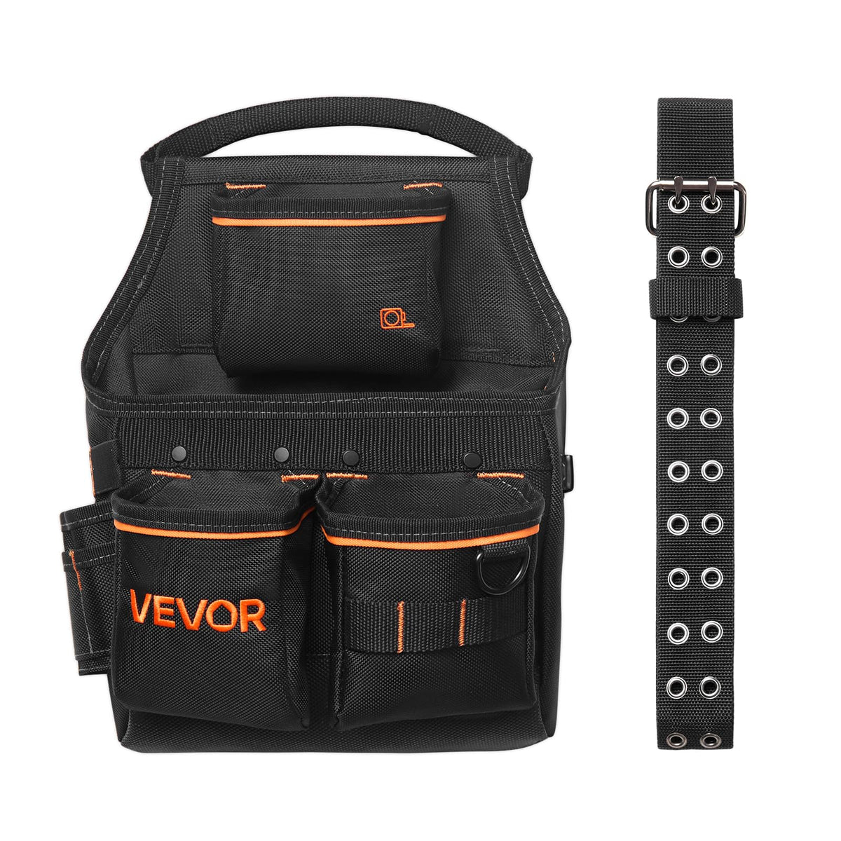 14 Pockets Heavy Duty Adjustable Tool Pouch with Belt P49194