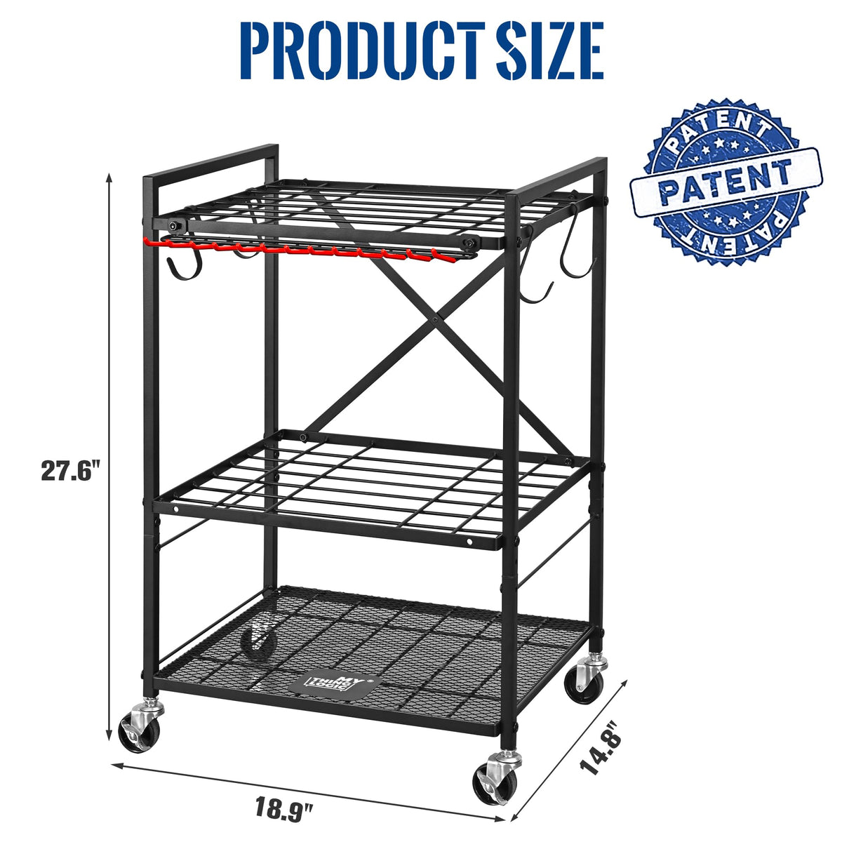 Rolling Garden Tool Organizer O2776