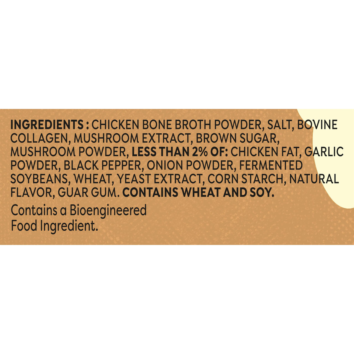 Mushroom Chicken Bone Broth 6 Count Powder Mix Packets N46921